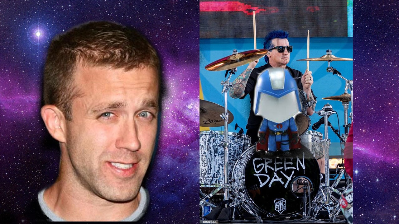 Mnemonisch voorbeeld met Tucker Max en de Green Day-drummer die op Cobra Commander drumt