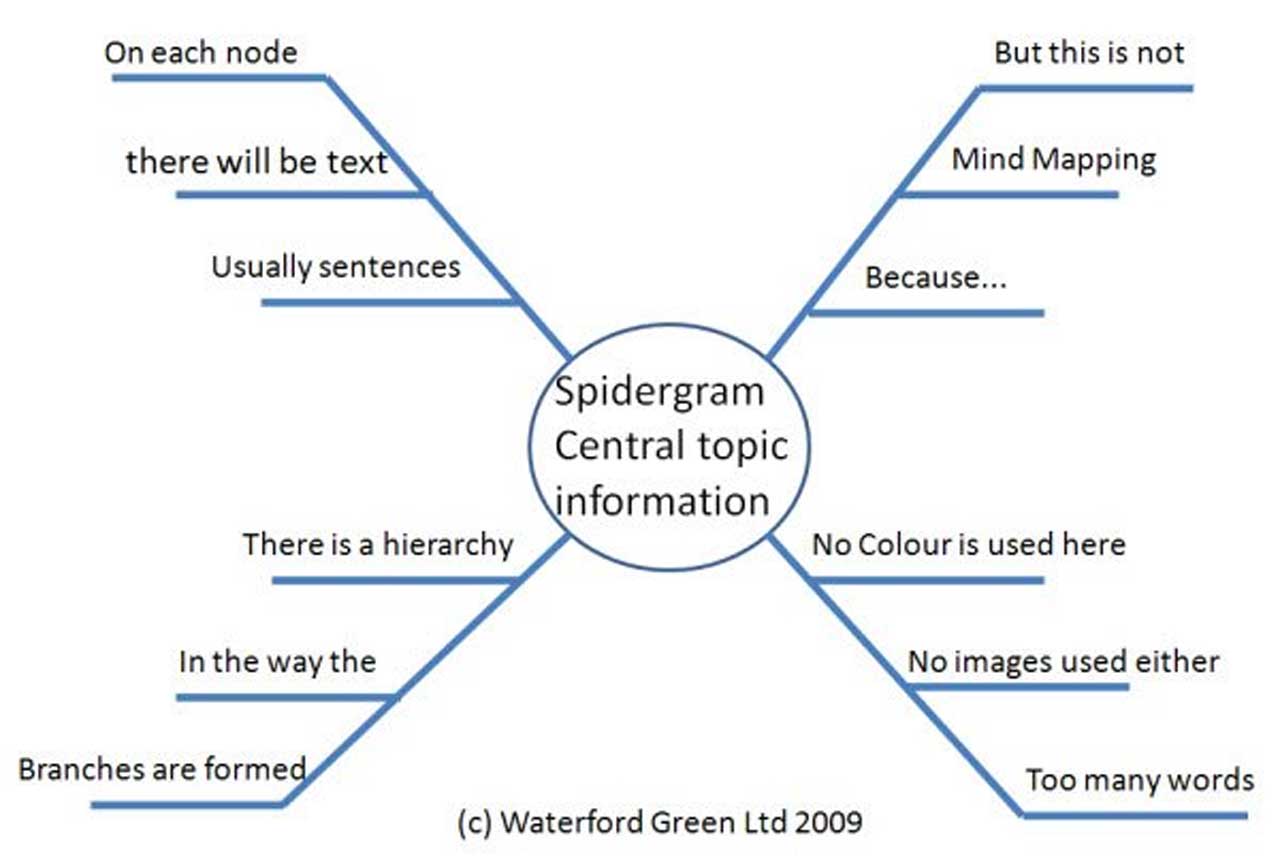 problem solving spider diagram